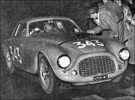 L.Masseroni i Riccardo Vignolo – Ferrari 166 MM Berlinetta Touring LM.